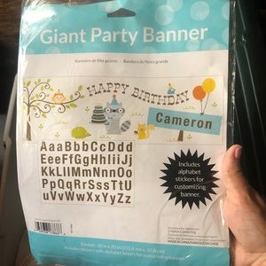 Happy birthday banner